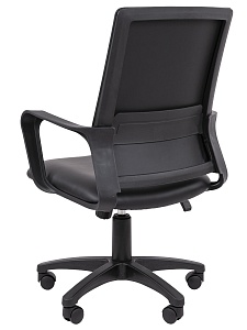 Офисное кресло CHAIRMAN 606 ЭКО, экокожа, черный